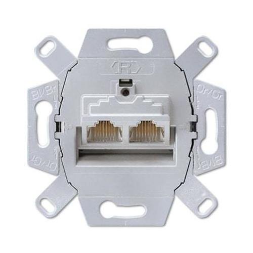 Механизм розетки JUNG ECO PROFI, скрытый монтаж, EPUAE8-8UPOK6