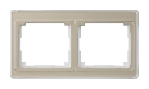 Рамка 2 поста JUNG SL 500, горизонтальная, бронзовый