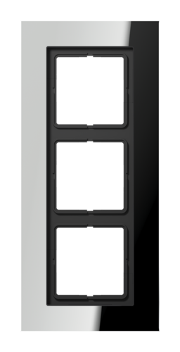 Рамка 3 поста JUNG LS PLUS, хром