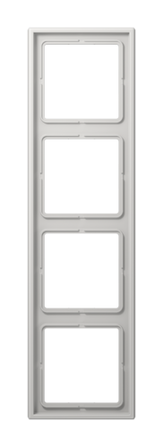 Рамка 4 поста JUNG LS 990, светло-серый