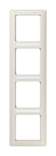 Рамка 4 поста JUNG AS 500, вертикальная, слоновая кость