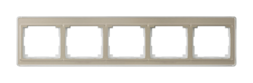 Рамка 5 постов JUNG SL 500, горизонтальная, бронзовый
