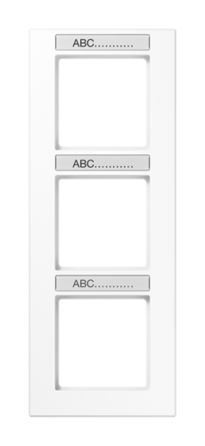 Рамка 3 поста JUNG A CREATION, белый