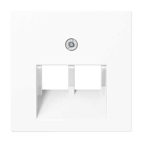Накладка на розетку информационную JUNG AS 500, белый