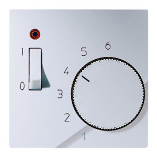 Накладка на термостат JUNG А-СЕРИЯ, алюминий