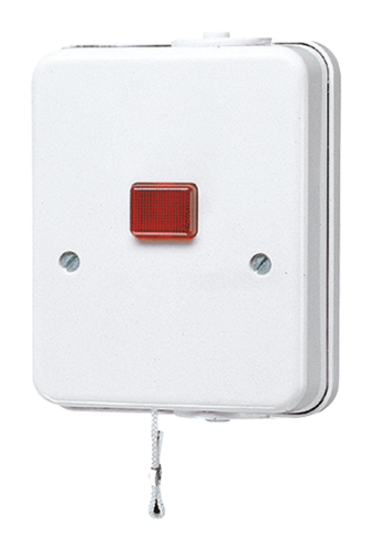 Выключатель со шнуром JUNG с подсветкой, слоновая кость, 102KOZWW