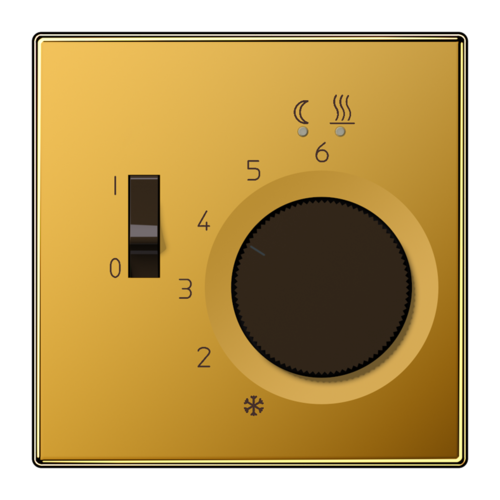 JUNG LS 990 Золото Регулятор теплого пола, 10А