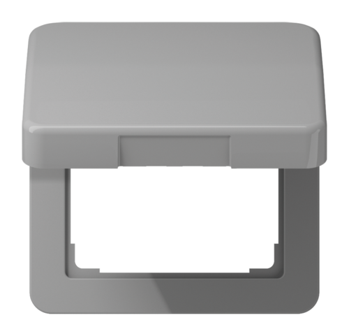 JUNG CD Серая Крышка откидная для розеток и изделий 50х50 ударопрочная