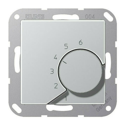 Терморегулятор Jung А-СЕРИЯ, механический, алюминий, TRA246AL