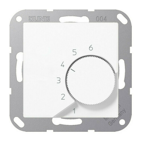 Терморегулятор Jung A 500, механический, белый матовый, TRA236WWM