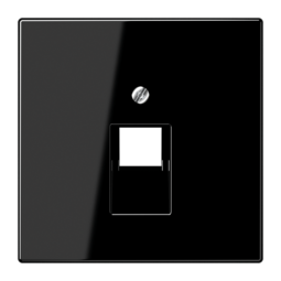Накладка на розетку информационную JUNG LS 990, черный