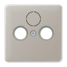 Накладка на розетку телевизионную JUNG CD 500, серебристый