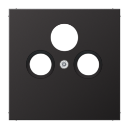 Накладка на розетку телевизионную JUNG LS METAL, антрацит