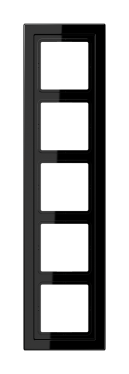 Рамка 5 постов JUNG LS DESIGN, черный