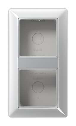 A500 Коробка 2-ная для накладного монтажа алюм.