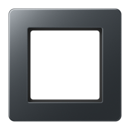 Рамка 1 пост JUNG AFLOW, антрацит матовый