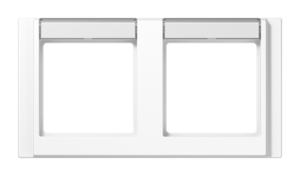 Рамка 2 поста JUNG A 500, горизонтальная, белый