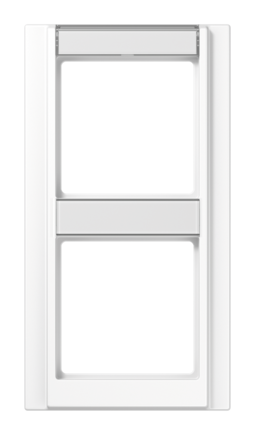 Рамка 2 поста JUNG A 500, вертикальная, белый