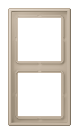Рамка 2 поста JUNG LS 990, ombre naturelle claire