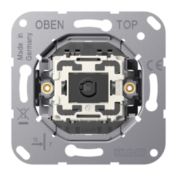 JUNG Механизм серии LS1912 одноклавишный, крепление винтами, без монтажных лапок