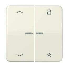 Накладка на жалюзийный выключатель Jung, слоновая кость, CD1701P