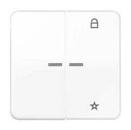 Накладка на жалюзийный выключатель Jung, белый, CD1701WW