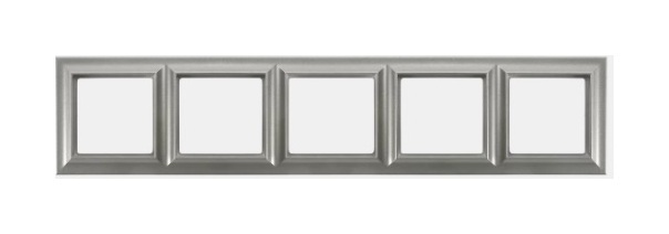Рамка 5-постов; Eco Profi Standart; термопласт; алюминий
